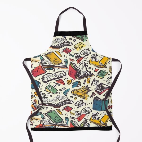 Item preview, Book Aesthetic, Abstract Doodle Books Pattern designed and sold by Desfix.