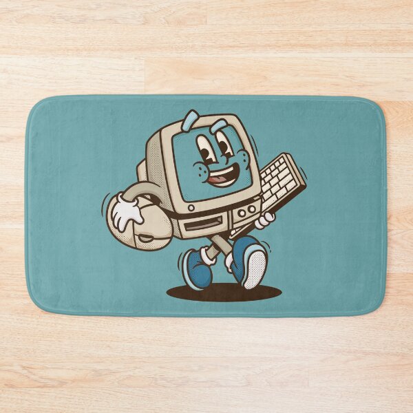 Item preview, Adorable Bytes: Cute Cartoon Vintage Computer Collection designed and sold by Wise-Geek.