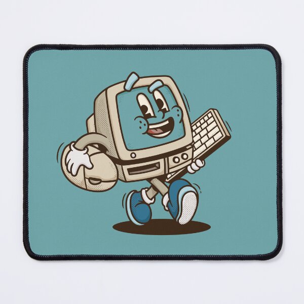Item preview, Adorable Bytes: Cute Cartoon Vintage Computer Collection designed and sold by Wise-Geek.