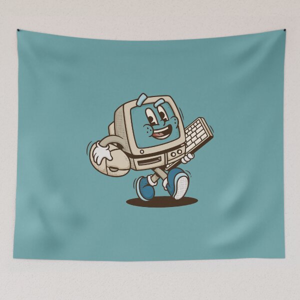 Item preview, Adorable Bytes: Cute Cartoon Vintage Computer Collection designed and sold by Wise-Geek.