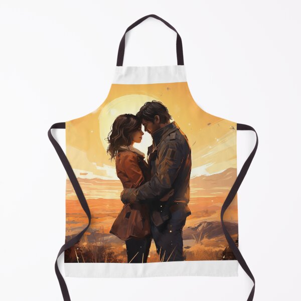 Item preview, Embrace in Enchantment: Side View of Couple Hugging in a Fantasy World" designed and sold by hjian8219.