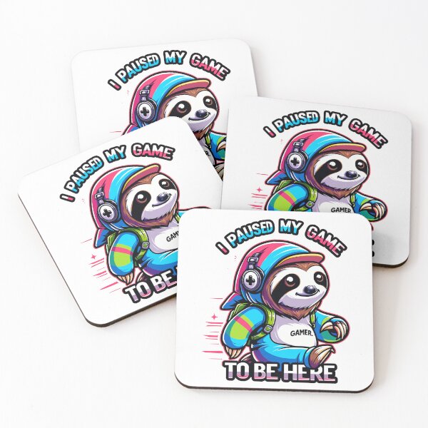 Item preview, Gamer Sloth: ‘I Paused My Game to Be Here’ Fun Design designed and sold by ArtbotsGallery.