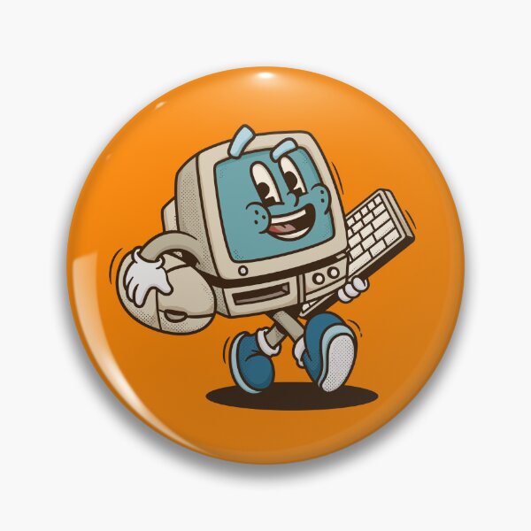 Item preview, Adorable Bytes: Cute Cartoon Vintage Computer Collection designed and sold by Wise-Geek.