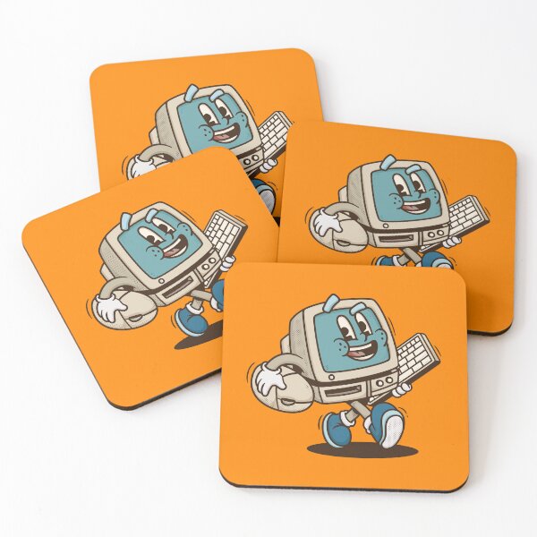 Item preview, Adorable Bytes: Cute Cartoon Vintage Computer Collection designed and sold by Wise-Geek.