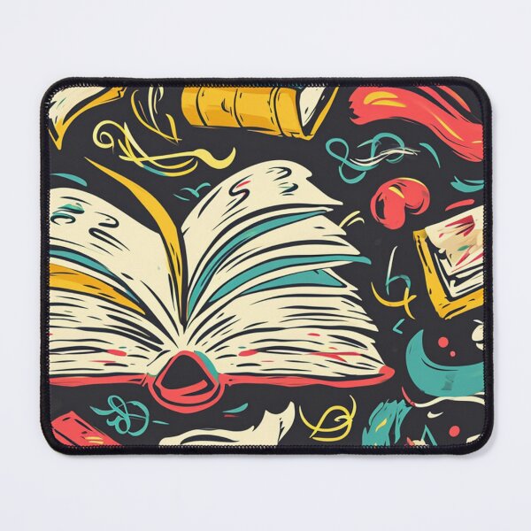Item preview, Book Aesthetic, Abstract Doodle Books Pattern designed and sold by Desfix.