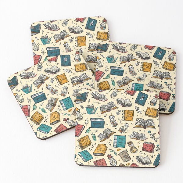 Item preview, Book Aesthetic, Abstract Doodle Books Pattern designed and sold by Desfix.