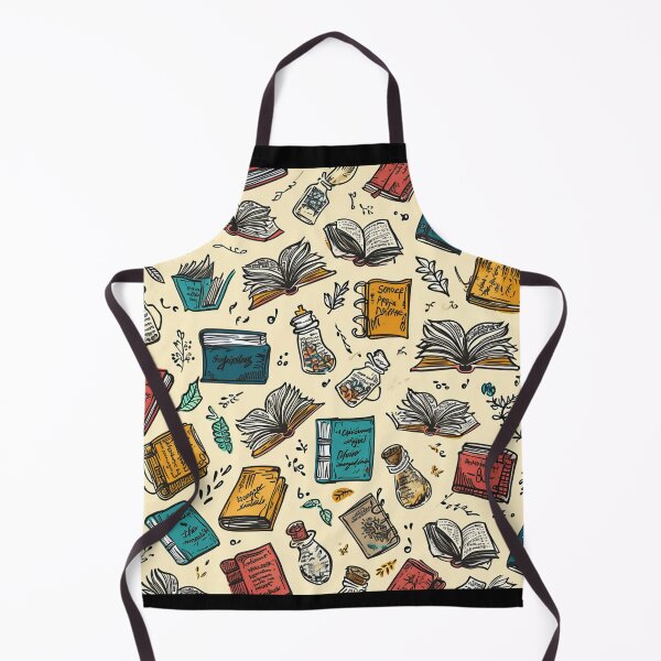 Item preview, Book Aesthetic, Abstract Doodle Books Pattern designed and sold by Desfix.