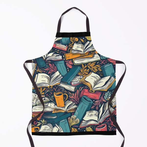 Item preview, Book Aesthetic, Abstract Doodle Books Pattern designed and sold by Desfix.