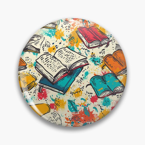 Item preview, Book Aesthetic, Abstract Doodle Books Pattern designed and sold by Desfix.