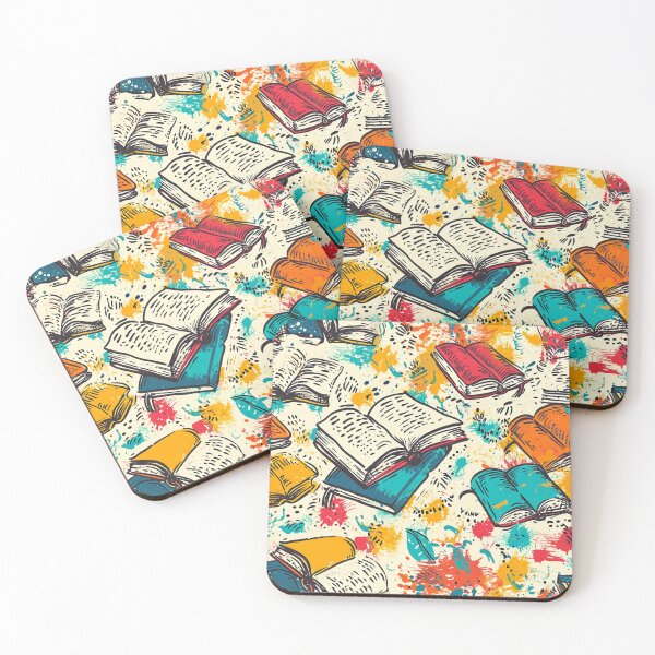 Item preview, Book Aesthetic, Abstract Doodle Books Pattern designed and sold by Desfix.