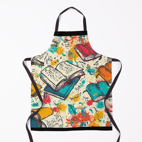 Item preview, Book Aesthetic, Abstract Doodle Books Pattern designed and sold by Desfix.