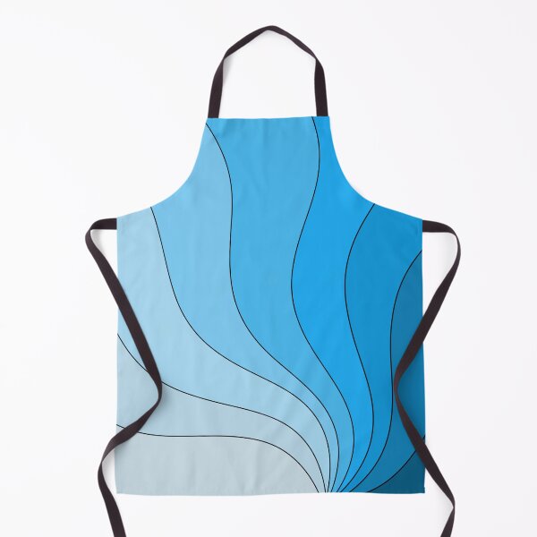 Artikelvorschau, Blaue Wellenkurven entworfen und verkauft von coloryourwings.