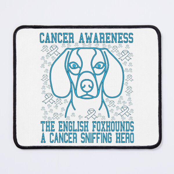 Item preview, THE ENGLISH FOXHOUNDS A CANCER SNIFFING HERO, CANCER AWARENESS designed and sold by Rejiboustarts.
