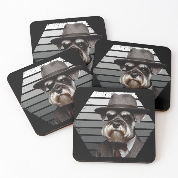Item preview, Schnauzer like a gangster designed and sold by arkora-pl.