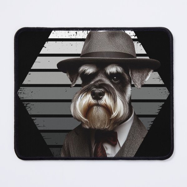 Item preview, Schnauzer like a gangster designed and sold by arkora-pl.