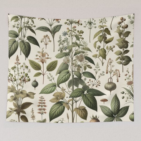 Item preview, "Vintage Botanical Wonders" designed and sold by APARTAI EU.