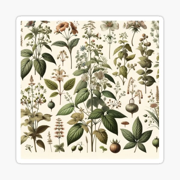 Item preview, "Vintage Botanical Wonders" designed and sold by APARTAI EU.