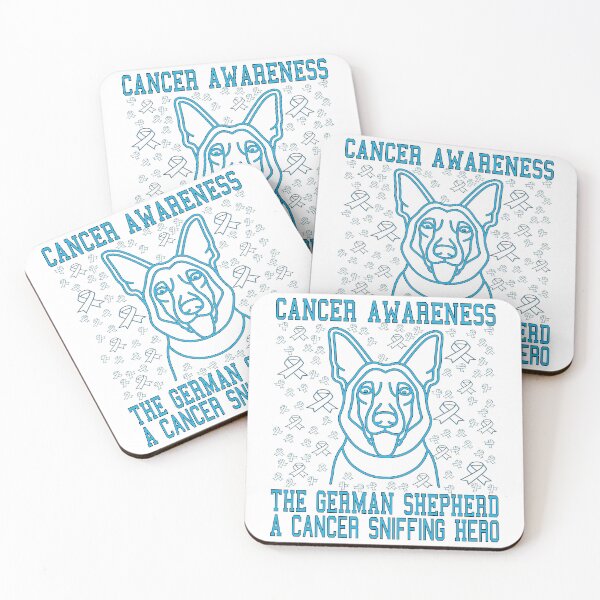 Item preview, THE GERMAN SHEPHERD A CANCER SNIFFING HERO, CANCER AWARENESS designed and sold by Rejiboustarts.