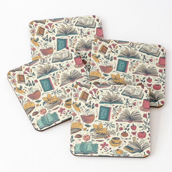 Item preview, Book Aesthetic, Abstract Doodle Books Pattern designed and sold by Desfix.