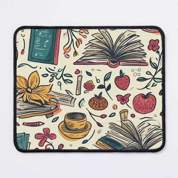 Item preview, Book Aesthetic, Abstract Doodle Books Pattern designed and sold by Desfix.