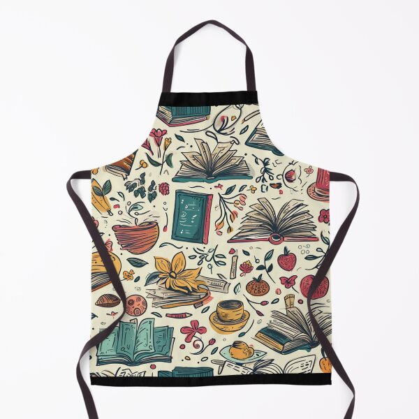 Item preview, Book Aesthetic, Abstract Doodle Books Pattern designed and sold by Desfix.
