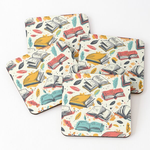 Item preview, Book Aesthetic, Abstract Doodle Books Pattern designed and sold by Desfix.