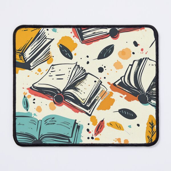 Item preview, Book Aesthetic, Abstract Doodle Books Pattern designed and sold by Desfix.