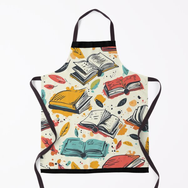 Item preview, Book Aesthetic, Abstract Doodle Books Pattern designed and sold by Desfix.