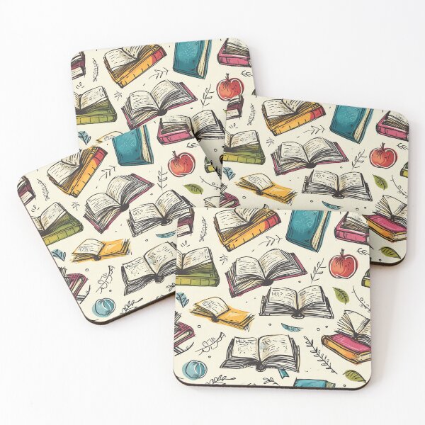 Item preview, Book Aesthetic, Abstract Doodle Books Pattern designed and sold by Desfix.
