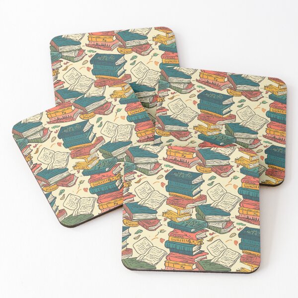 Item preview, Book Aesthetic, Abstract Doodle Books Pattern designed and sold by Desfix.