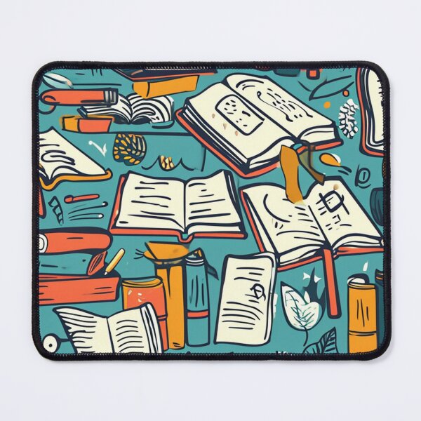 Item preview, Book Aesthetic, Abstract Doodle Books Pattern designed and sold by Desfix.