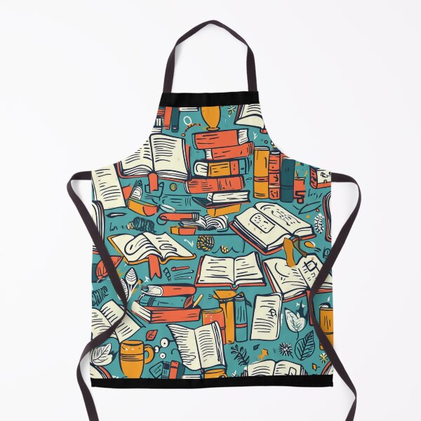 Item preview, Book Aesthetic, Abstract Doodle Books Pattern designed and sold by Desfix.