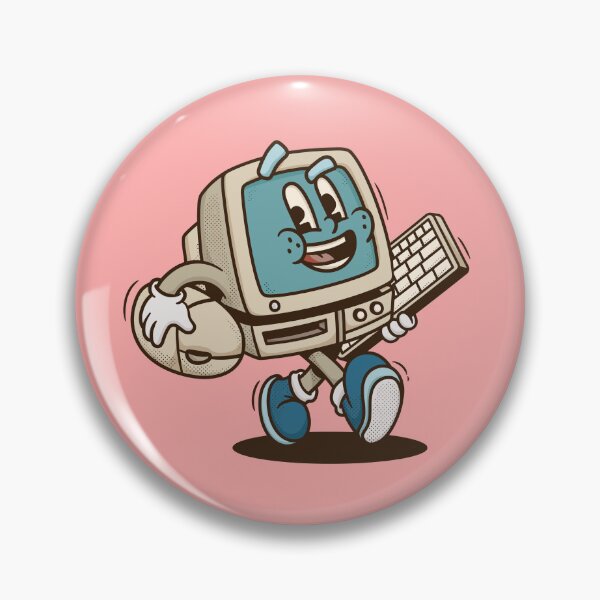 Item preview, Adorable Bytes: Cute Cartoon Vintage Computer Collection designed and sold by Wise-Geek.