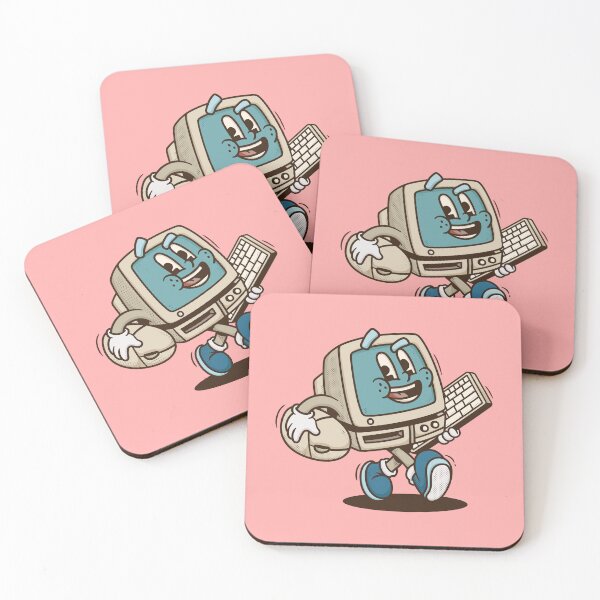 Item preview, Adorable Bytes: Cute Cartoon Vintage Computer Collection designed and sold by Wise-Geek.