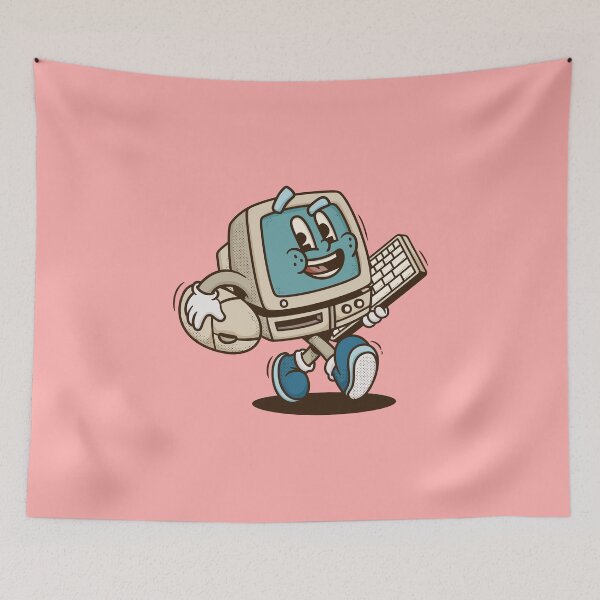 Item preview, Adorable Bytes: Cute Cartoon Vintage Computer Collection designed and sold by Wise-Geek.