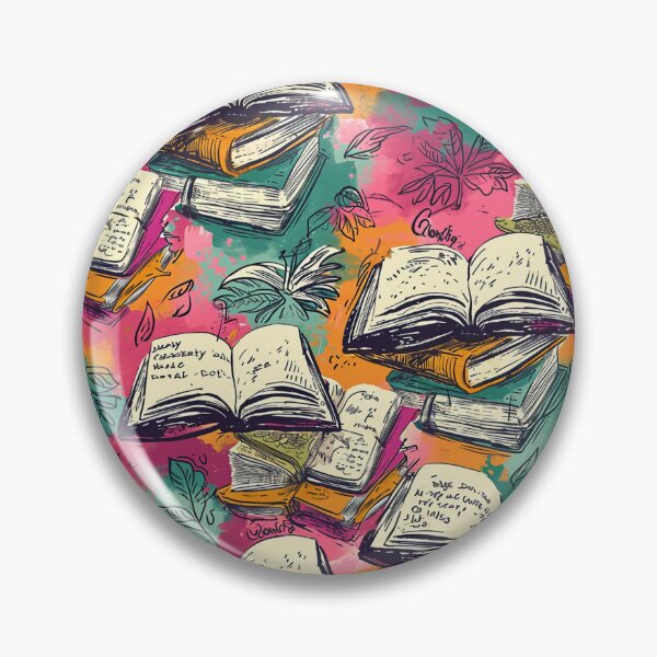 Item preview, Book Aesthetic, Abstract Doodle Books Pattern designed and sold by Desfix.