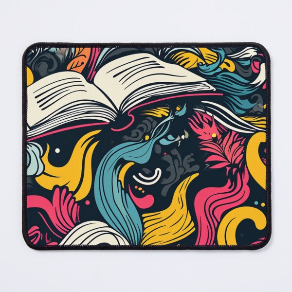 Item preview, Book Aesthetic, Abstract Doodle Books Pattern designed and sold by Desfix.