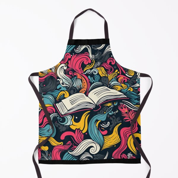Item preview, Book Aesthetic, Abstract Doodle Books Pattern designed and sold by Desfix.