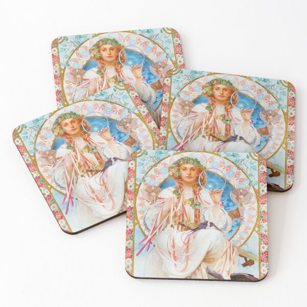 Item preview, Portrait of Josephine Crane Bradley as Slavia, by Alphonse Mucha. HIGH DEFINITION designed and sold by MINDTHECHERRY.