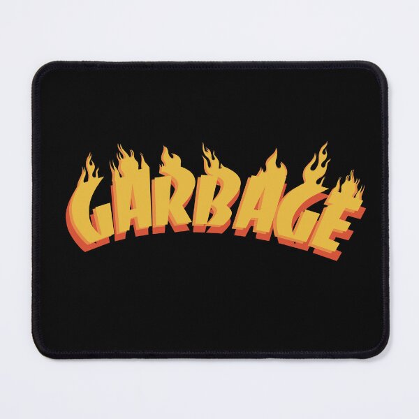 Item preview, GARBAGE: Flame Skater Aesthetic Logo designed and sold by -Candy-Shop-.