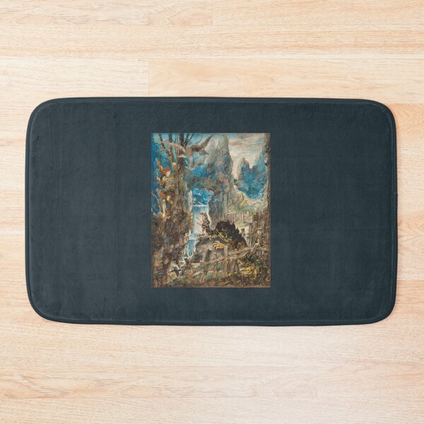 Item preview, The Many-Headed Dragon and the Many-Tailed Dragon by Gustave Moreau designed and sold by Amanda1775.