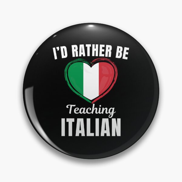 Item preview, I'd rather be teaching Italian, funny Italian language learning or speaking teacher or professor quote or saying designed and sold by NBSStore.