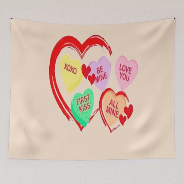 Item preview, Love Sweets and Heart, Cute Lettering Design , Bee Mine For Valentine, Everyday My Valentine, you will live on in my heart designed and sold by Adri Barnard.