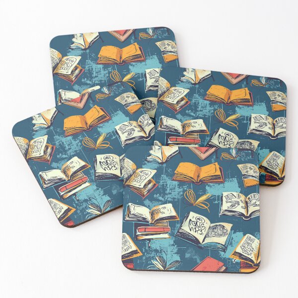 Item preview, Book Aesthetic, Abstract Doodle Books Pattern designed and sold by Desfix.
