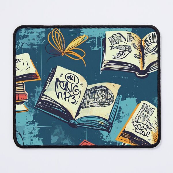 Item preview, Book Aesthetic, Abstract Doodle Books Pattern designed and sold by Desfix.