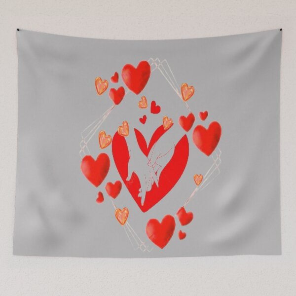 Item preview, Love Hearts and Hands, Cute Lettering Design , Bee Mine For Valentine, Everyday My Valentine, you will live on in my heart designed and sold by Adri Barnard.