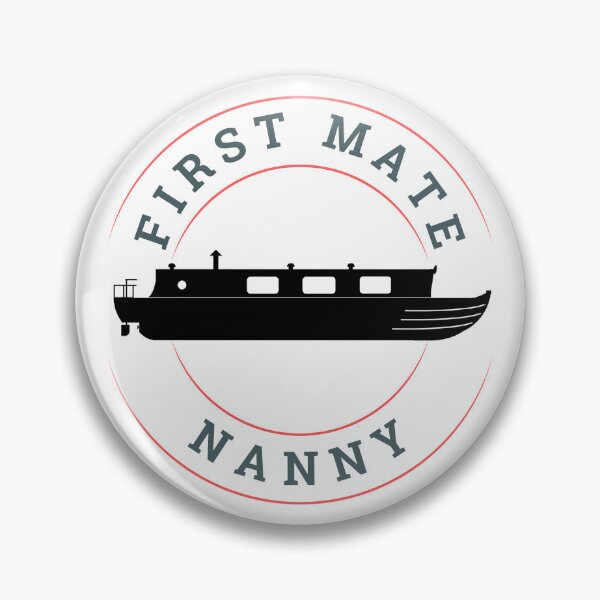 Item preview, First Mate Nanny (blk-red) designed and sold by canal-arts.
