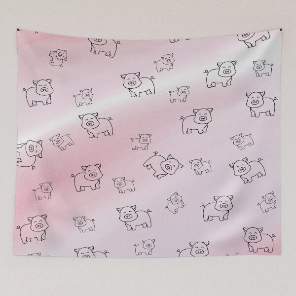 Item preview, Pig Elements Pig Farmer Pattern designed and sold by Merchandiser099.