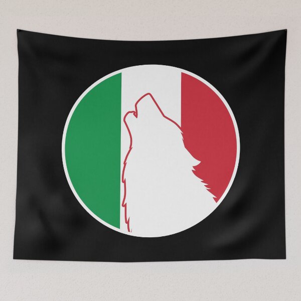 Item preview, Italy Wolf Italian National Animal Flag designed and sold by FlagX.