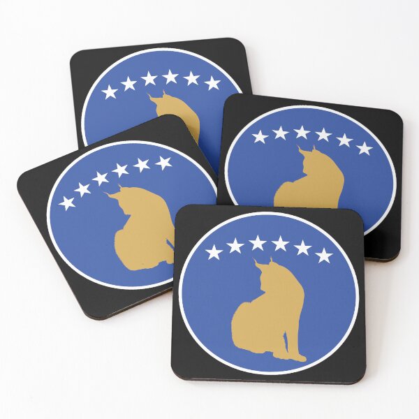Item preview, Kosovo Lynx Kosovar National Animal Flag designed and sold by FlagX.